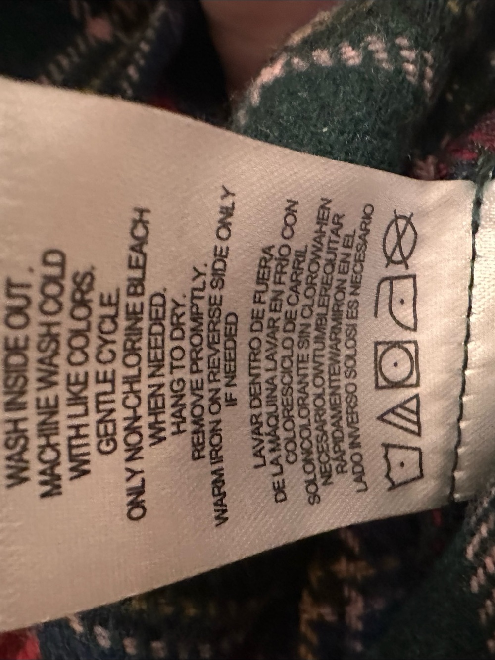 Copper Key Red & Green Plaid Long-Sleeve Girls Dress - Picture 5 of 6